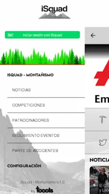 iSquad - Montañismo android App screenshot 1